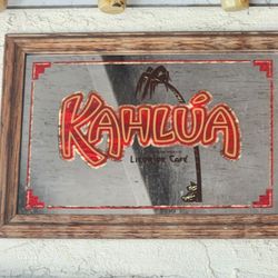 Vintage bar mirror Kahlua