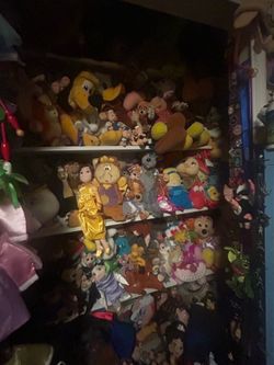 Disney plush lot of over 200 plush