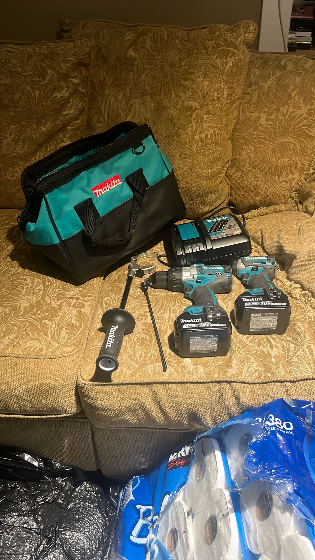 Makita XDT14 And  XPH07 Combo Set W/Batteries