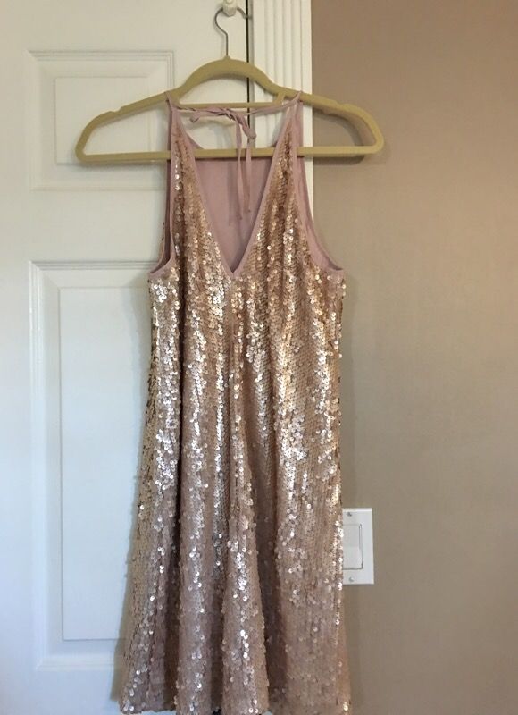 Gold Sequence Dress