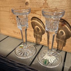 Waterford Lismore candlestick holders