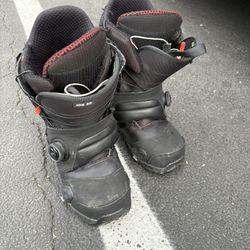 Burton Mens ION Size 9 Step On Snowboarding Boots