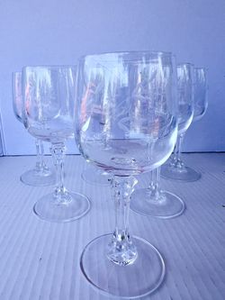 Princess House Heritage Crystal Wine Glasses for Sale in Santa Ana, CA -  OfferUp
