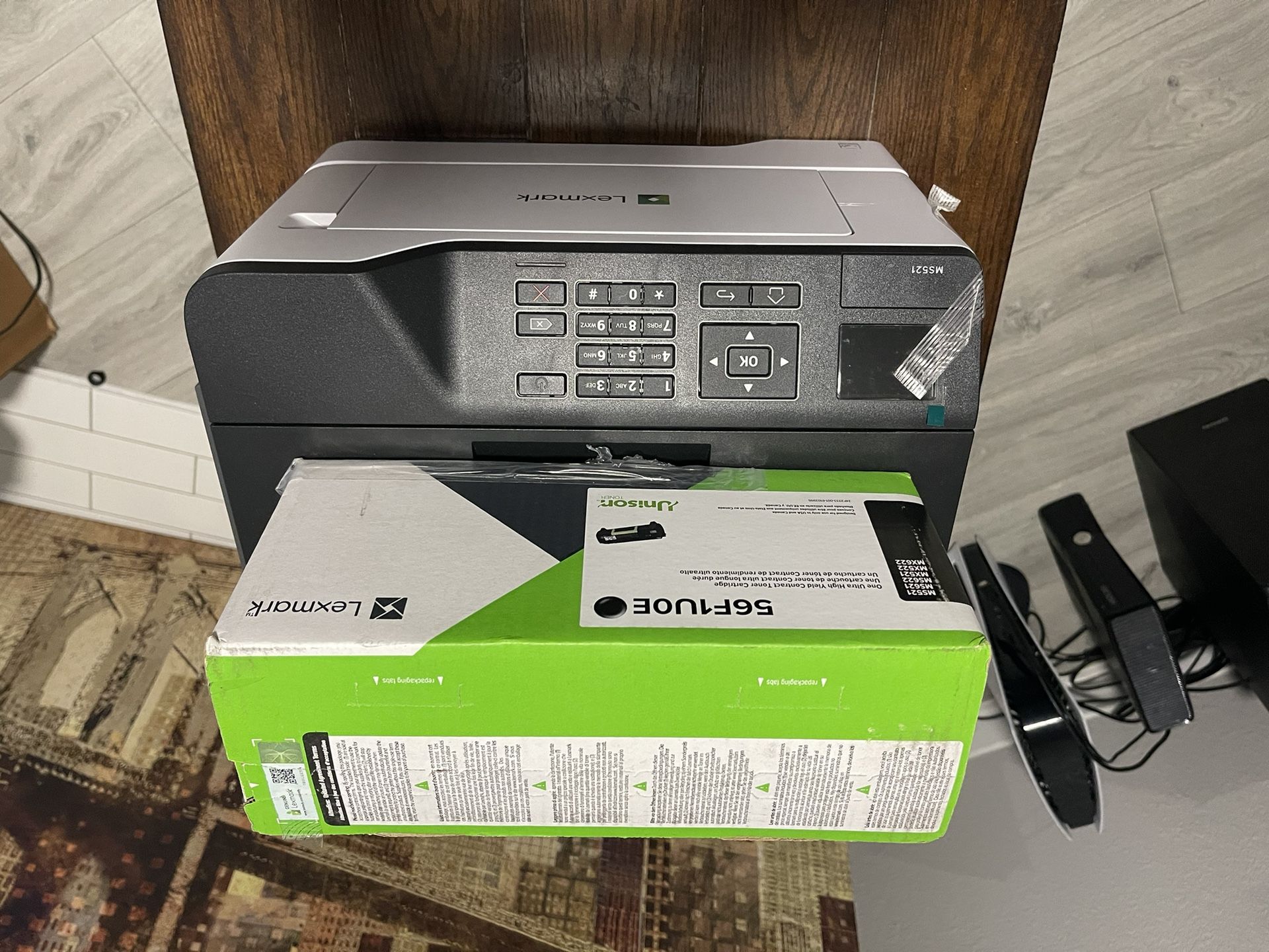 Lexmark MS521 Printer W/Toner