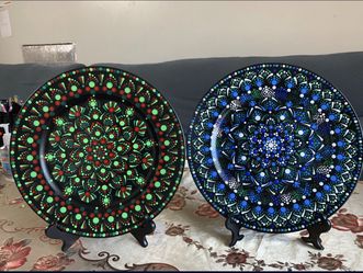 Two Mandala Plates
