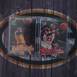 NBA 🏀 Michael Jordan + Kobe Bryant - 1996 Ultra #16 And #52 (Rookie)