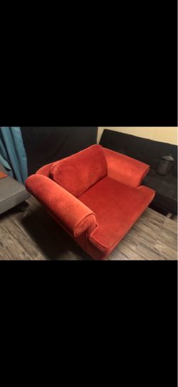 Velvet arm chair