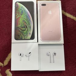 Apple Iphone And AirPod Empty Boxes
