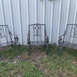 Metal Patio Rocking Chairs