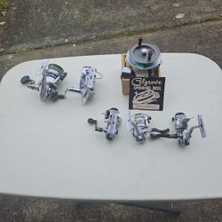 Fishing Spinning Reels And Vintage Spinning Reels 