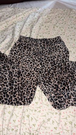 Cheetah print pajamas