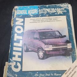 Chilton General Motors Astro/Safari 1985-96 Repair Manual USED
