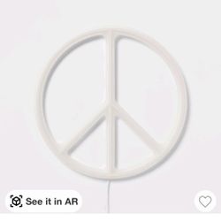 Neon Wall Decor - Peace - Pillowfort New
