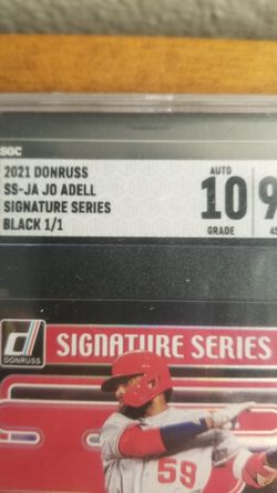 Amazing Jo Adell Angels collection 4 graded 1/ 1 Cards  1 graded 3/10 red. Like Kobe and trout investment gold this is the ultimate collection..