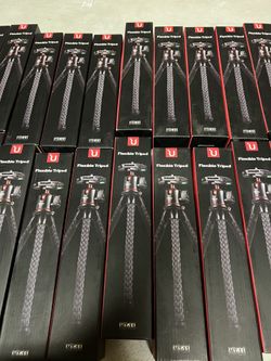 ULANZI Camera Tripod, Mini Flexible Tripod Stand with Hidden Phone Holder w Cold Shoe Mount, 1/4'' Screw for Magic Arm, Universal for iPhone 13 12 Pro