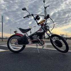 Newly Built Electric Chopper Bike.