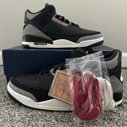 Air Jordan 3 Retro Levi’s Denim Black Men’s Size 12 (SKU: IR0914–400)