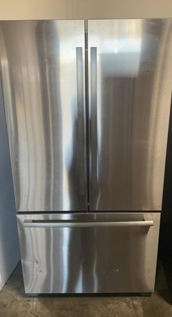 GE  3 Door Stainless Steel Refrigerator
