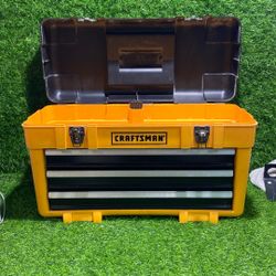 Craftsman 3 Drawer Heavy Duty Plastic Tool Box 