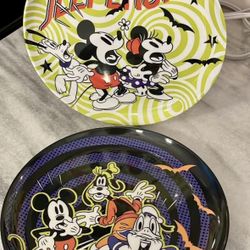 New Halloween Zak designs Disney Mickey mouse plates