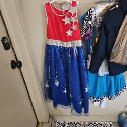 red white and blue costume  size 6-7