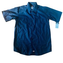 Dickies Large Men’s WorkTech Ventilated Short Sleeve Shirt NEW
