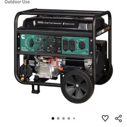 Cummins Onan P9500df Dual Fuel Portable Generator.