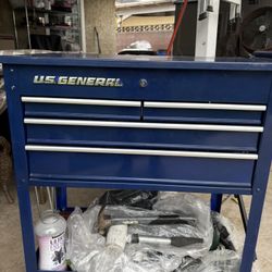 US General Tool Box 4 Drawers  No Tools Included One Key 🔑 17 1/2 Deep X31 Wide And 38 Tall
