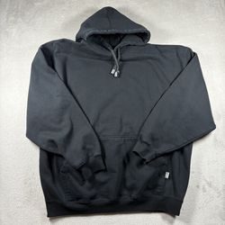 Pro Club Men's Size 4XL Black Heavyweight Pullover Hoodie Y2K Baggy