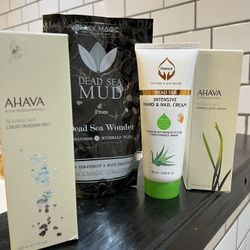 AHAVA LOT ALL NEW Dead Sea Products 
