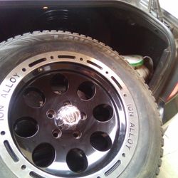 Set Of 16" Ion Aluminum Five Lug