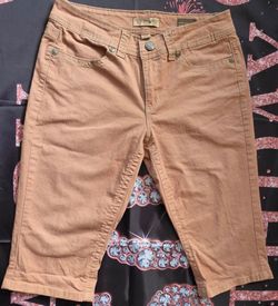 Vintage Denim Capri Pants