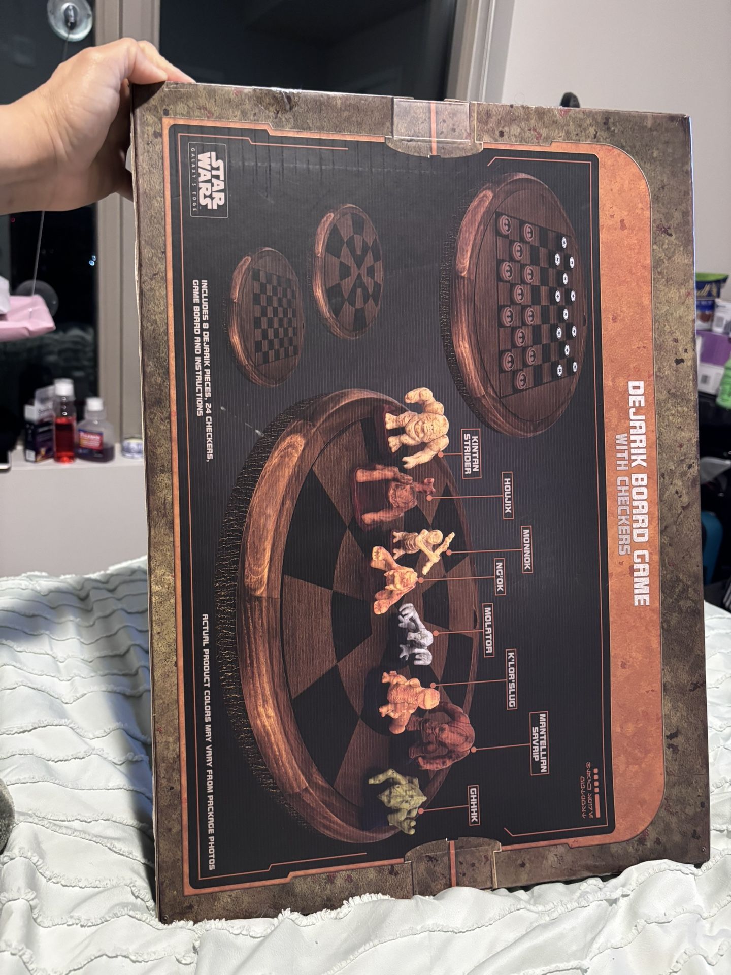 Star Wars Dejarik Board Game with Checkers Star Wars