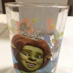 Shrek the Third Glass "Fiona" Drinking Glass McDonald's Dreamwork 2007 Cup
