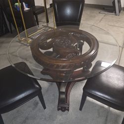 Small Wooden Table And Chairs 