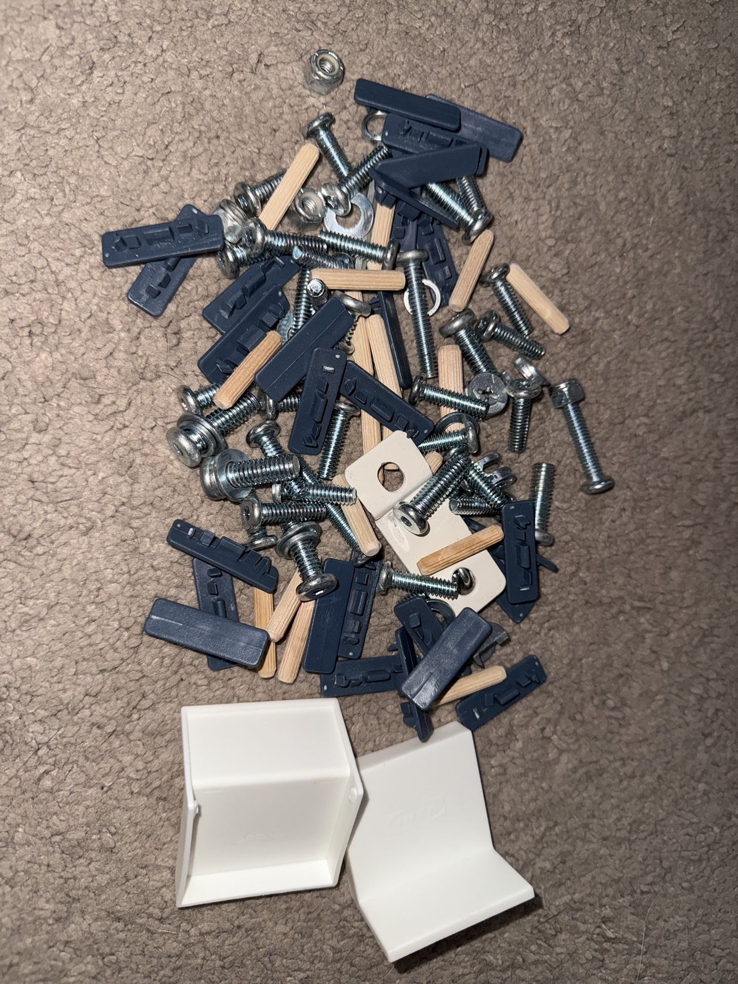 Misc. Ikea furniture screws, nuts, bolts, and more!