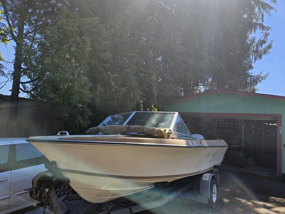 1972 Boat And Trailer