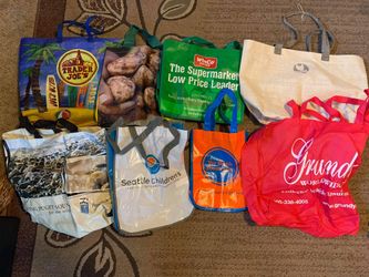 Reusable bags $12 for all great like new condition pick up in sumas or could meet or deliver