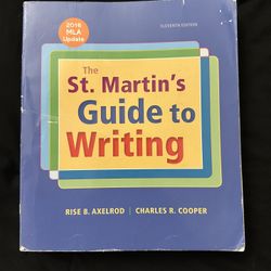 St Martins Guide To Writing