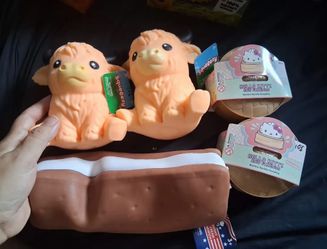 Squishy Cow, Ice Cream Sandwich, Dumplings