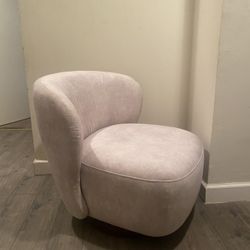 New  Rotary Suede Chairs 