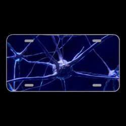 License Plate Novelty Car Front Nerve Cell Neuron Brain Neurons
