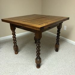 Antique Expanding Pub Kitchen Table Barley 