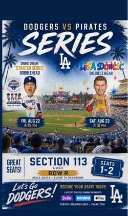 Dodgers tickets