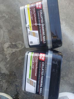 Nails 31/4. And 2 3/8 Galvanized