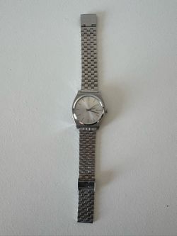 Silver Nixon Time Teller Watch