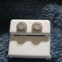 925 Sterling Silver 0.31 CTW MOISSANITE Earrings 