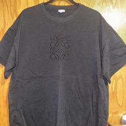 Loewe Men's Grey and Blue T-shirt