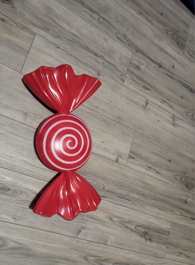 Peppermint Spiral Candy Christmas Ornament