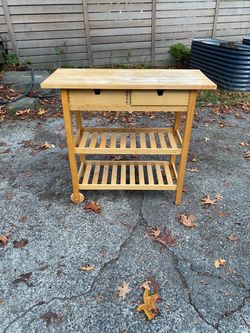 Used IKEA FÖRHÖJA Kitchen cart